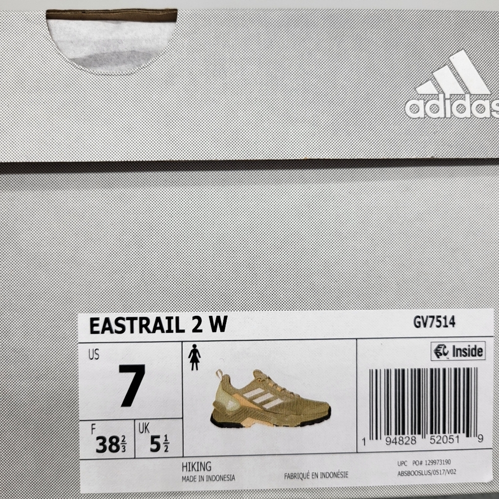 New adidas Eastrail 2.0 'Beige Tone Pulse Amber' Women's Hiking Shoes Size 7 - Picture 8 of 8